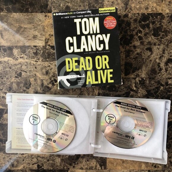 Dead or Alive by Tom Clancy (2010) 19 CD Complete & Unabridged Bonus MP3 - Picture 12 of 12